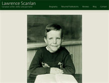 Tablet Screenshot of lawrencescanlan.com